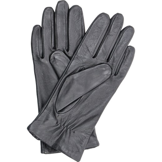 Hugo Boss rękawiczki czarne eleganckie 