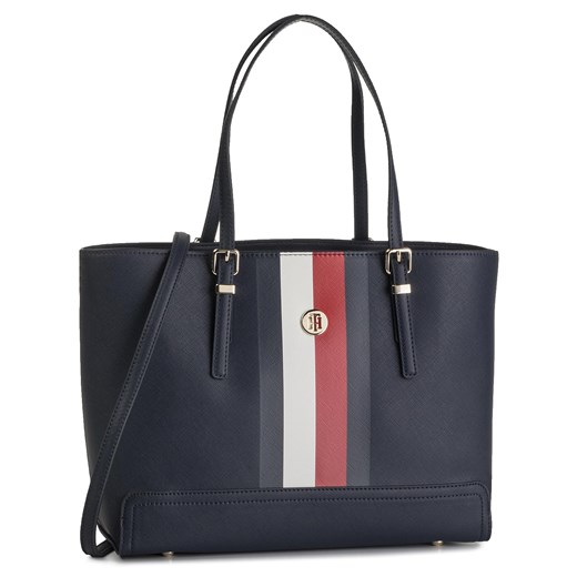 Torebka TOMMY HILFIGER - Honey Med Tote Corp AW0AW07398 0G7  Tommy Hilfiger  eobuwie.pl
