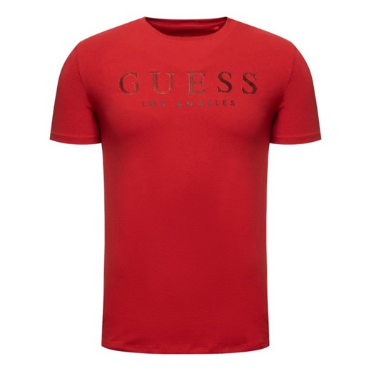 T-shirt męski Guess młodzieżowy z krótkim rękawem 