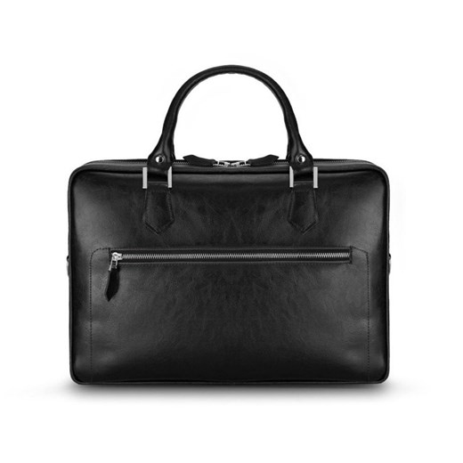 Ekskluzywna Skórzana torba na laptop z uchwytem na walizkę czarna  Solier Gold One Size merg.pl