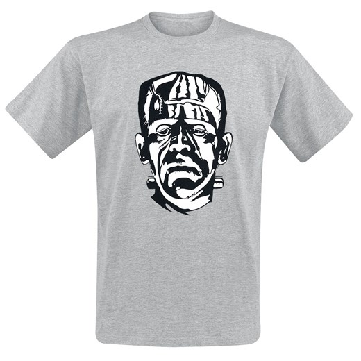Frankenstein - Gesicht - T-Shirt - odcienie szarego   XXL EMP