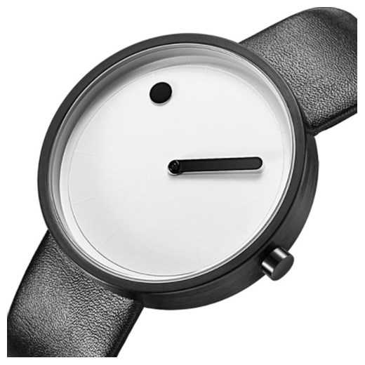 Designerski zegarek GeekThink biało-czarny  Geekthink  promocja niwatch.pl 