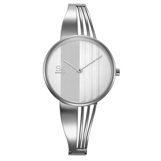 Zegarek SK03 na srebrnej bransolecie Shengke   okazyjna cena niwatch.pl 