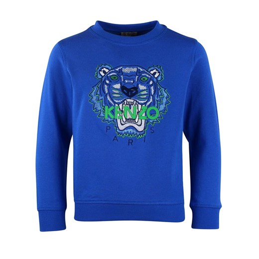 Niebieska bluza Tiger 4 - 16 lat  Kenzo Kids 14 LAT Moliera2.com
