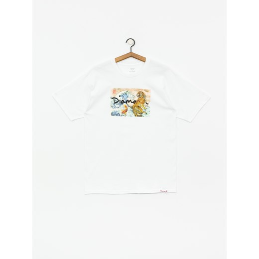 T-shirt Diamond Supply Co. Tiger Wave (white) Diamond Supply Co.  XL SUPERSKLEP