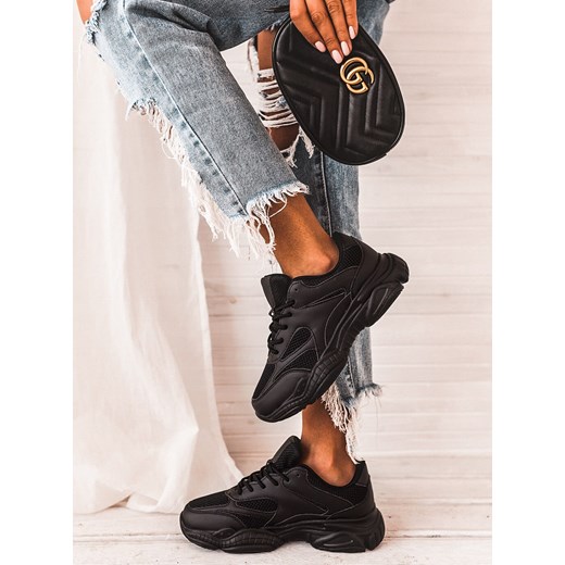Buty sportowe damskie Selfieroom wiązane gładkie płaskie na wiosnę 