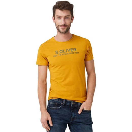 T-shirt męski S.Oliver bawełniany 