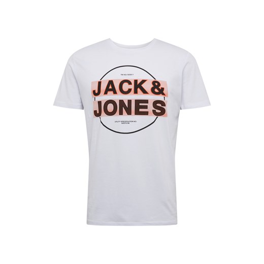 Koszulka sportowa Jack & Jones biała z jerseyu 