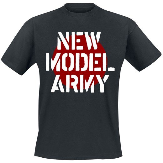 T-shirt męski New Model Army młodzieżowy z krótkim rękawem 