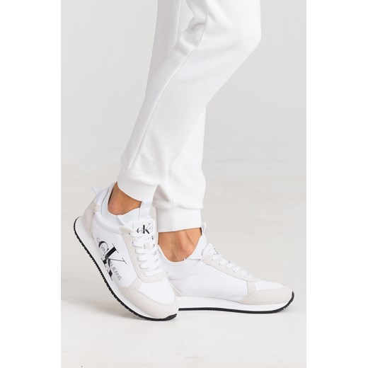 Buty sportowe damskie Calvin Klein sneakersy młodzieżowe sznurowane płaskie 