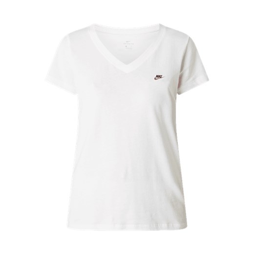 Bluzka sportowa Nike gładka na wiosnę bawełniana 