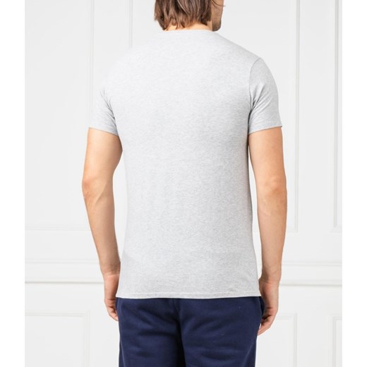 T-shirt męski Lacoste z krótkim rękawem szary 