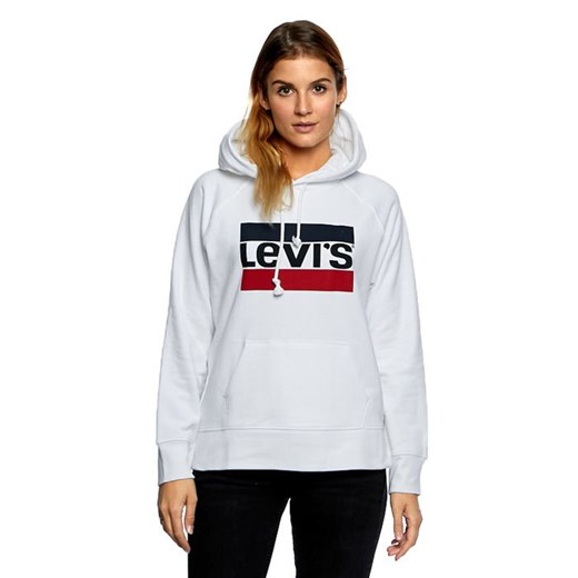 Bluza damska Levi's Graphic Sport Hoodie white Levis Red Tab  M bludshop.com