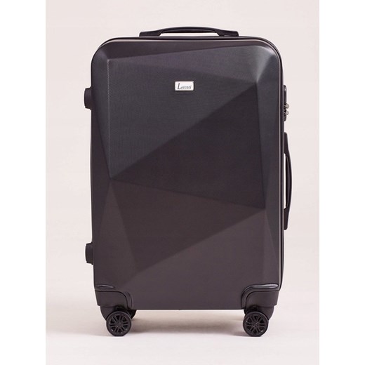 Duża czarna walizka podróżna Lorenti E-ABS roz. L Lorenti   torebki-skorzane.pl