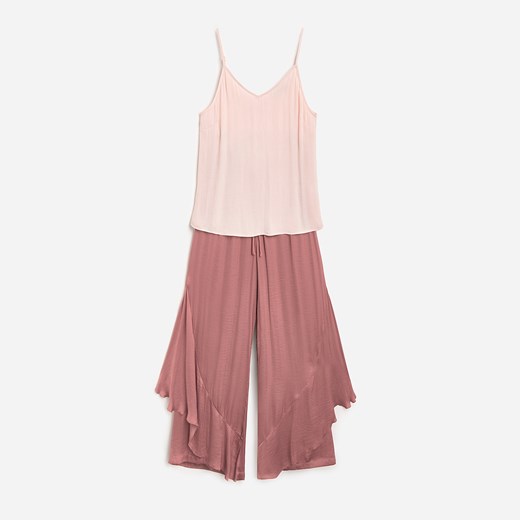 Reserved - Piżama ze spodniami - Różowy Reserved  M 