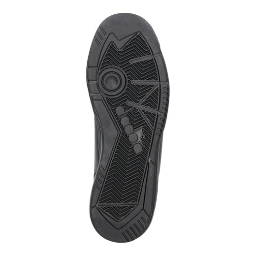 Buty sportowe męskie Diadora czarne ze skóry sznurowane 