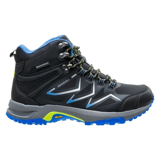 Buty trekkingowe męskie niebieskie Hi-Tec sznurowane sportowe 