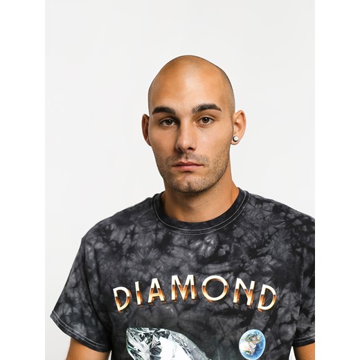 T-shirt męski Diamond Supply Co. z krótkim rękawem z bawełny 