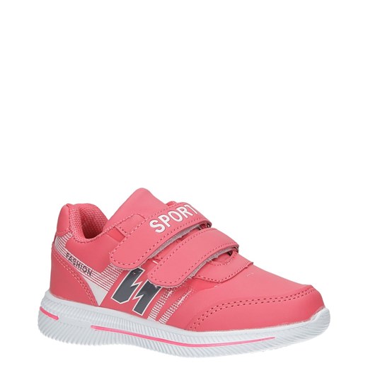 Buty sportowe dziecięce różowe Casu na rzepy 