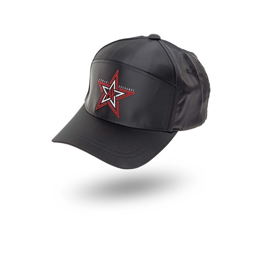 Czarna czapka z daszkiem męska Armani 