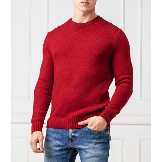 Czerwony sweter męski Polo Ralph Lauren 