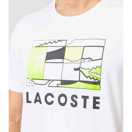 T-shirt męski Lacoste wiosenny z krótkimi rękawami 