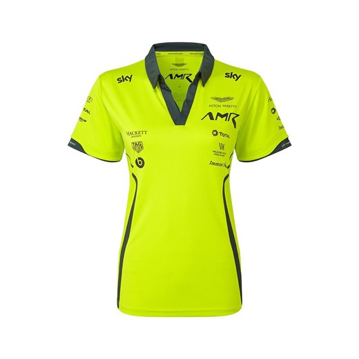 Koszulka Polo damska Team żółta Aston Martin Racing 2019 Aston Martin Racing  L gadzetyrajdowe.pl
