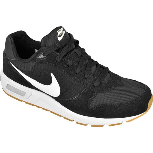 Czarne buty sportowe męskie Nike nightgazer sznurowane skórzane 