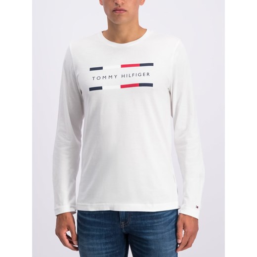 T-shirt męski biały Tommy Hilfiger młodzieżowy 