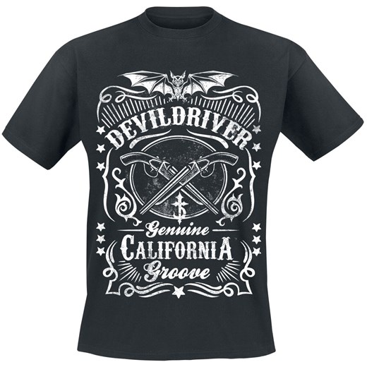 T-shirt męski Devildriver z krótkim rękawem 