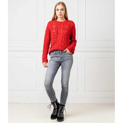 Sweter damski Pepe Jeans z okrągłym dekoltem 