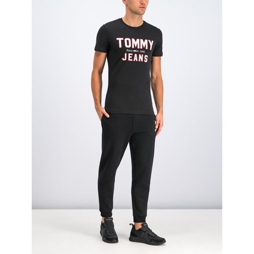 Spodnie męskie czarne Tommy Jeans dresowe 