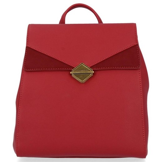 Eleganckie Plecaki Damskie firmy David Jones Bordowy (kolory)  David Jones  PaniTorbalska