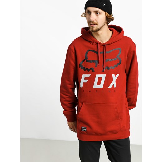 Bluza męska Fox w stylu młodzieżowym czerwona 