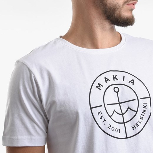 T-shirt męski biały Makia 