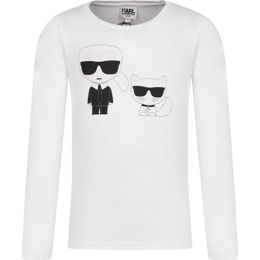 Biała bluzka dziewczęca Karl Lagerfeld 