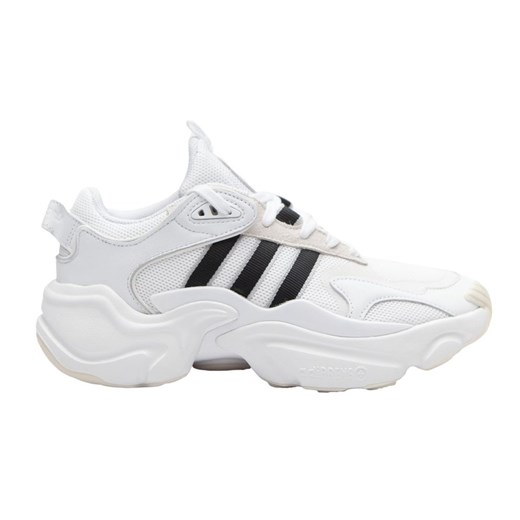 Buty sportowe damskie białe Adidas sneakersy młodzieżowe gładkie skórzane płaskie 