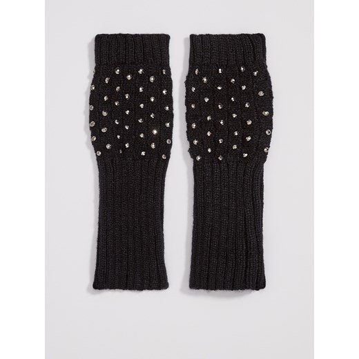 Sinsay - Długie rękawiczki bez palców - Czarny Sinsay  One Size 
