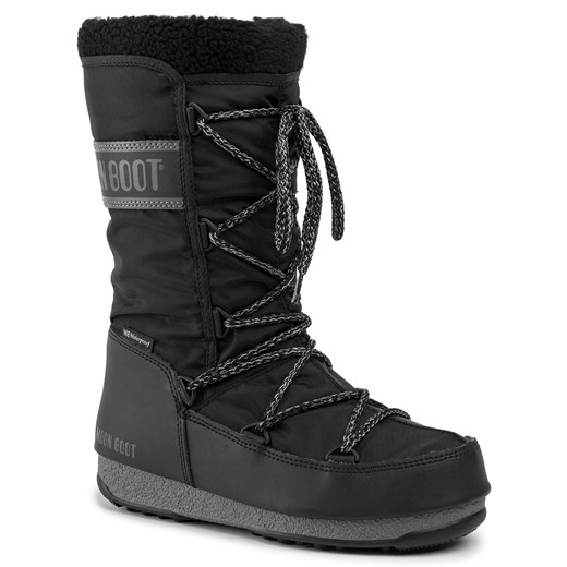 Śniegowce MOON BOOT - Monaco Wool Wp 240089001 Black Moon Boot  40 eobuwie.pl