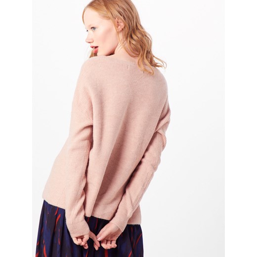 Sweter damski Vero Moda bez wzorów w serek 
