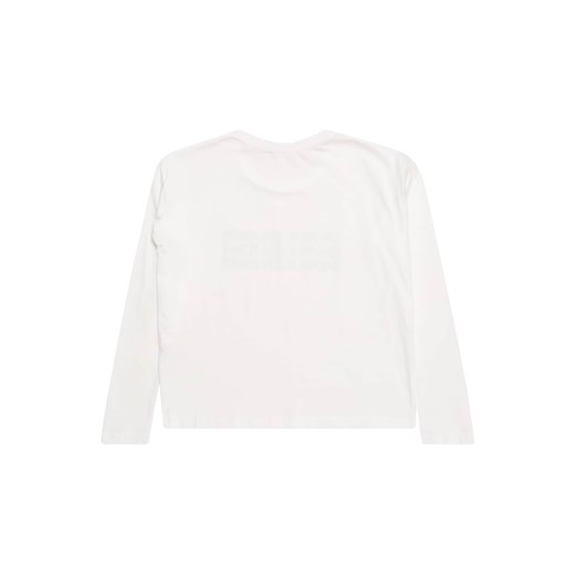 Biała bluzka dziewczęca Calvin Klein w nadruki 