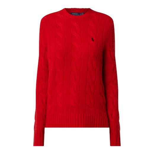 Sweter damski Polo Ralph Lauren kaszmirowy z okrągłym dekoltem 