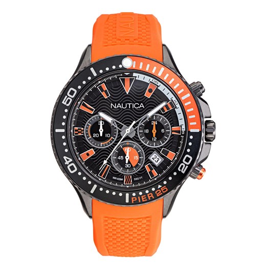 Pomarańczowa zegarek Nautica 