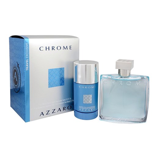 Azzaro Chrome EDT 100 ml + dezodorant sztyft 75 ml Azzaro  1 Perfumy.pl