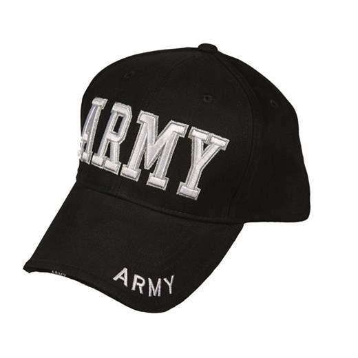 czapka MIL-TEC Baseball Cap Sandwich "ARMY" Black (12318310)