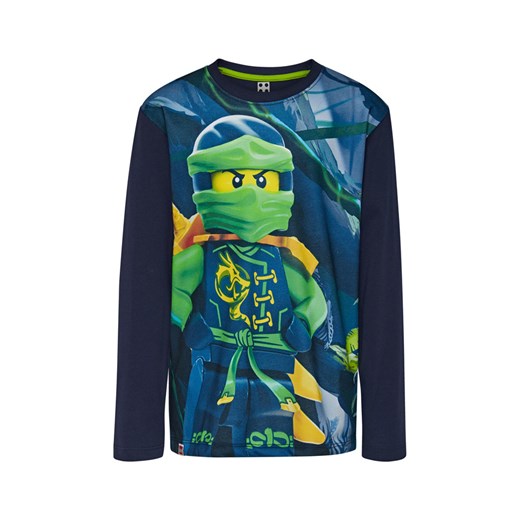 Koszulka dziecięca z długim rękawem Zielony Ninja LEGO WEAR Ninjago (M-72643-590)