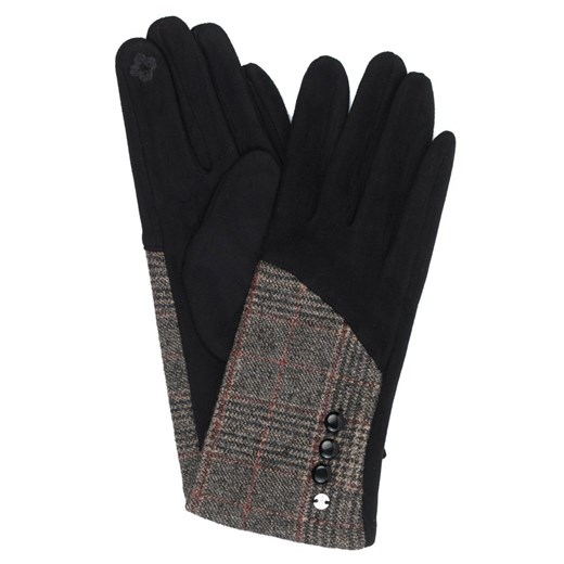 Czarne rękawiczki Monnari 