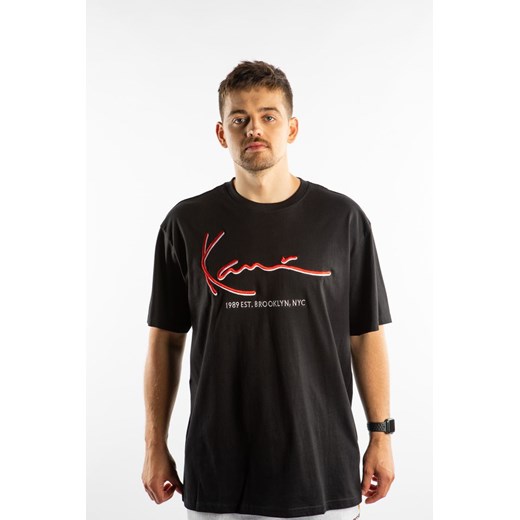 T-shirt męski Karl Kani czarny z krótkim rękawem 
