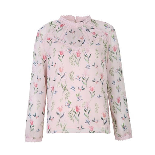 Szyfonowa bluzka damska w kwiatowy wzór Top Secret 40 wyprzedaż Top Secret