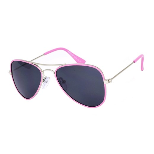 Prius Polarized okulary przeciwsłoneczne dziecięce różowe gładkie 
